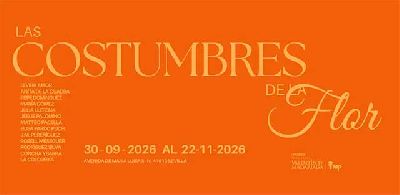 Cartel de la exposición Las costumbres de la flor en la Fundación Madariaga Sevilla 2026