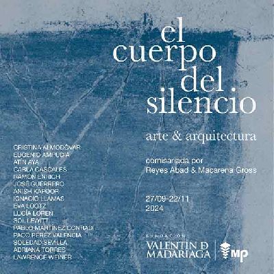 Cartel de la exposición El cuerpo del silencio en la Fundación Madariaga Sevilla 2024