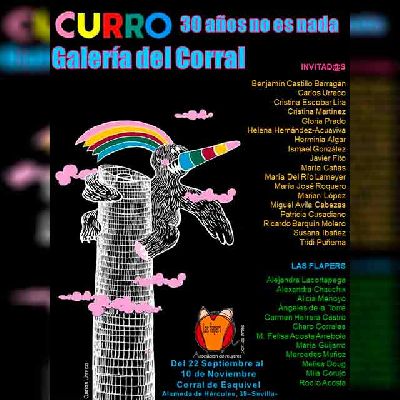 Cartel de la exposición Curro, 30 años no es nada