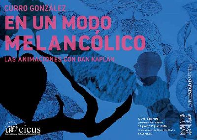 Cartel de la exposición Curro González. En un modo melancólico en el CICUS Sevilla 2024