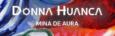 Cartel de la exposición Donna Huanca. Mina de Aura en el CAAC de Sevilla 2025-2026