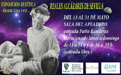 Exposición benéfica Érase una vez... en el Alcázar de Sevilla