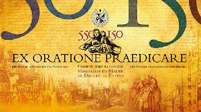 Cartel de la exposición Ex Oratione Praedicare en el Convento de Madre Dios de Sevilla 2022-2023