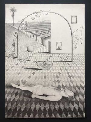 Cartel de la exposición Gray Matter en la Galería Zunino de Sevilla