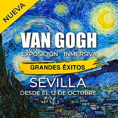 Cartel de la exposición inmersiva Van Gogh - Grandes Éxitos