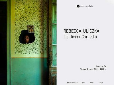 Cartel de la exposición de temporal La divina comedia en Cobertura Photo Sevilla 2023