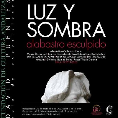 Cartel de la exposición Luz y sombra en la Fundación Cultura Andaluza de Sevilla