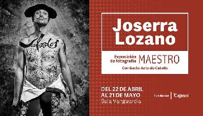 Cartel de la exposición Maestro de Joserra Lozano