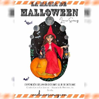 Cartel de la exposición La magia de Halloween en la Casa de las Sirenas de Sevilla 2025