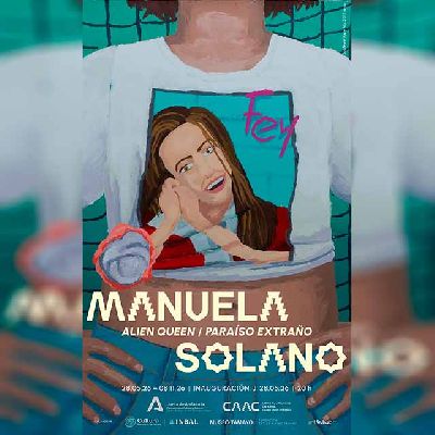 Cartel de la exposición Manuela Solano en el CAAC de Sevilla 2026