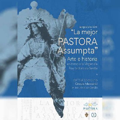 Cartel de la exposición La Mejor Pastora Assumpta en el Círculo Mercantil de Sevilla 2025