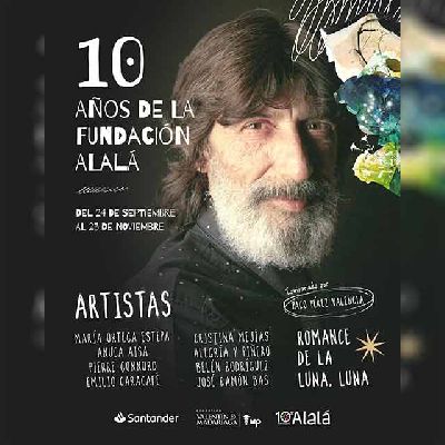 Cartel de la exposición Romance de la luna, luna en la Fundación Madariaga Sevilla 2025