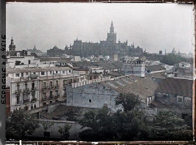 Foto de la exposición Tras la senda de los Lumière. Sevilla en color (1914-1929)