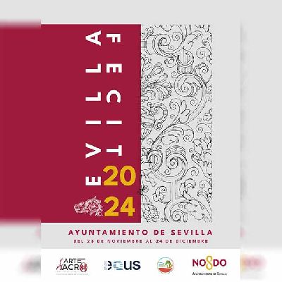 Cartel de la exposición de Sevilla Fecit en el Ayuntamiento de Sevilla 2024