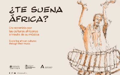 Cartel de ¿Te suena África? en el Museo de Artes y Costumbres Populares de Sevilla 2025