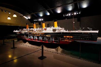 Foto promocional de la exposición Titanic: la reconstrucción