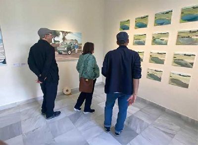 Imagen de la exposición Jorge Camacho + Christian Vinck. Viaje de ida y vuelta, los artistas con Doñana en Sevilla