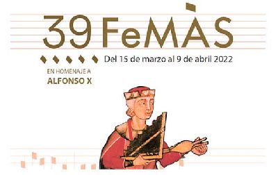 Cartel de la XXXIX edición del Festival de Música Antigua de Sevilla FeMÁS 2022