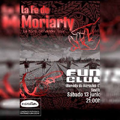 Cartel del concierto de La Fe de Moriarty en FunClub Sevilla 2026