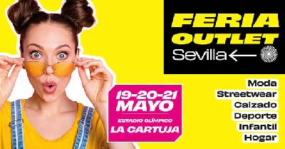 Cartel de Feria Outlet Sevilla 2023 en Sevilla