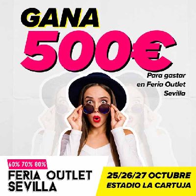 Cartel de Feria Outlet Sevilla 2024 en Sevilla