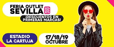 Cartel de Feria Outlet Sevilla 2025 en Sevilla