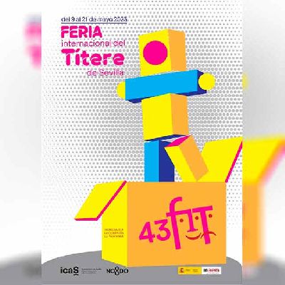 Cartel de la XLIII Feria Internacional del Títere de Sevilla 2023