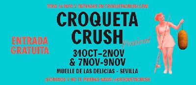 Cartel del festival Croqueta crush en Sevilla 2025