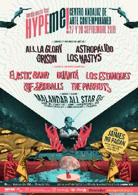 Cartel del Festival Hype me! 2019 en el CAAC Sevilla
