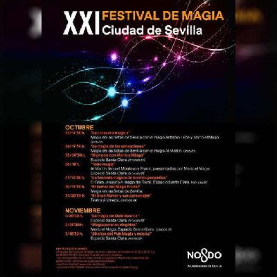 Cartel del Festival Internacional de Magia Ciudad de Sevilla 2024