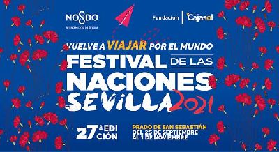 Cartel del XXVII Festival de las Naciones de Sevilla 2021