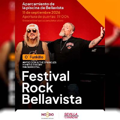 Cartel del concierto de OFunkillo en el Festival de Rock de Bellavista Sevilla 2026