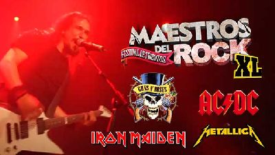 Cartel del Festival de tributos maestros del rock XL