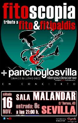 Concierto: Fitoscopia y Pancho y los Villa en Malandar Sevilla