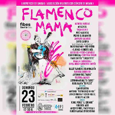 Cartel del espectáculo Flamenco Mama en Fibes Sevilla 2025