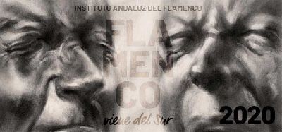 Cartel del ciclo Flamenco viene del sur 2020 en Sevilla