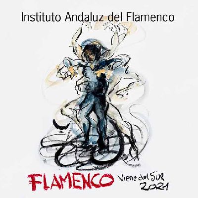 Cartel del ciclo Flamenco viene del sur 2021 en Sevilla