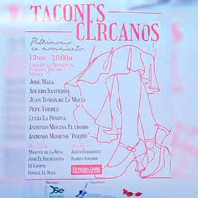 Cartel del espectáculo Tacones cercanos en la Casa de la Provincia de Sevilla 2025