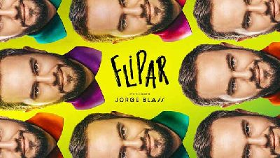 Cartel del espectáculo Flipar de Jorge Blass