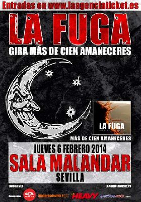 Concierto: La Fuga en la sala Malandar Sevilla 2014