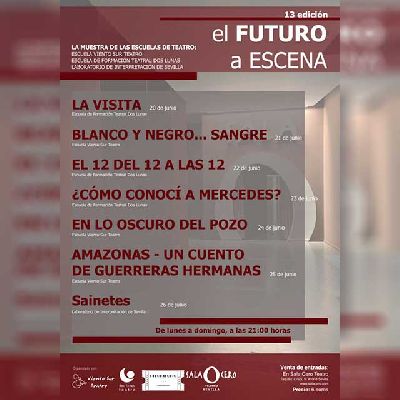 Cartel de la décimo tercera edición de El futuro a escena 2022