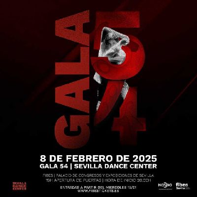 Cartel de la Gala 54 de Sevilla Dance Center en Fibes Sevilla 2025