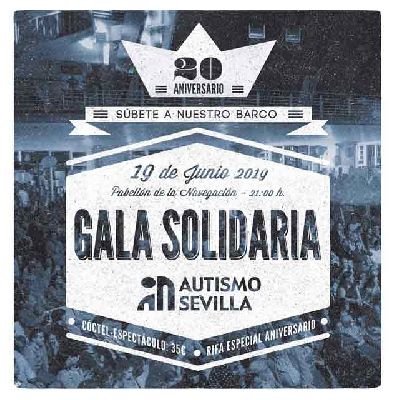 Cartel de la XX Gala Benéfica de Autismo Sevilla 2019