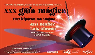 Cartel de la Gala Mágica de Sevilla 2023