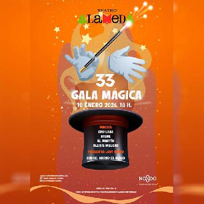 Cartel de la Gala Mágica de Sevilla 2026