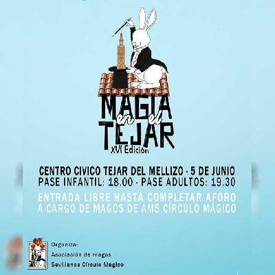 Cartel de la Gala mágica de verano de Círculo Mágico en El Tejar del Mellizo de Sevilla 2026