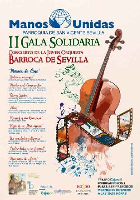 Concierto: II Gala Solidaria Manos Unidas en Cajasol Sevilla 2018