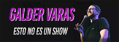 Imagen promocional del espectáculo Esto no es un show de Galder Varas