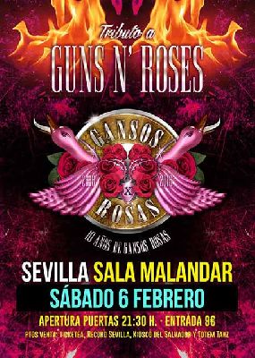 Concierto: Gansos Rosas en Malandar Sevilla (enero 2016)