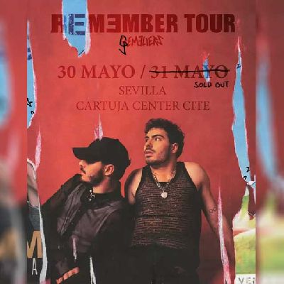 Cartel de Gemeliers en el Cartuja Center de Sevilla 2025